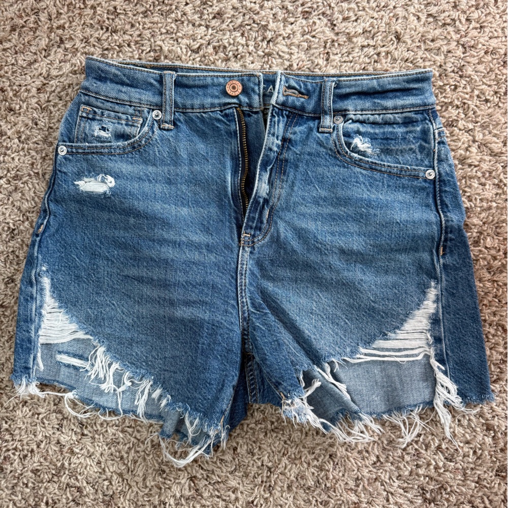American Eagle Outfitters Light Blue Denim Shorts